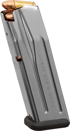 Magpul MAG1464SST AMAG  15rd 9mm Fits Sig P320 Silver Stainless Steel