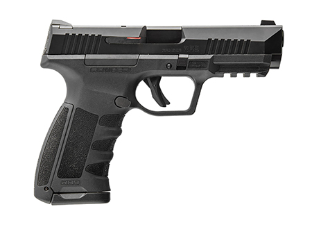 Dickinson LLC RA9B RA9  9mm Luger 17+1 4.25" Black Steel Barrel, Serrated Aluminum Slide, Polymer Frame w/Accessory Rail