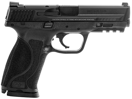 Smith  &  Wesson LE 11518 M & P 9 M2.0 
9mm Luger Double 4.25" 17+1 Black Interchangeable Backstrap Grip Black Stainless Steel Slide