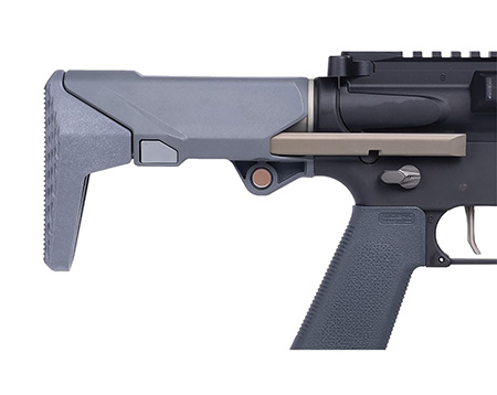 Q LLC ACCSHORTYSTOCKGRAY Shorty  Gray Polymer Fits AR/M4