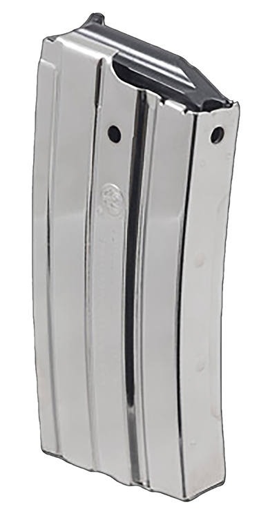 Ruger 90013   20rd 223 Rem Fits AR Platform Silver Nickel