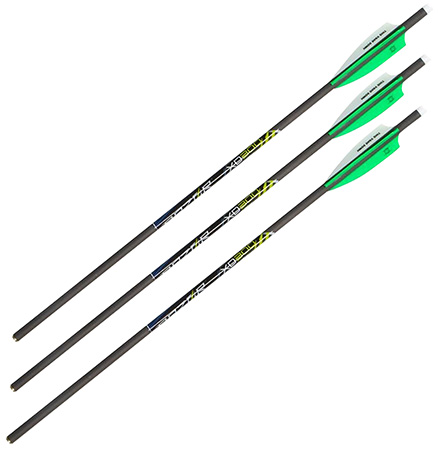 Allen 93230 XD300 Crossbow Bolts Black 20" Carbon Fiber 3 Pack