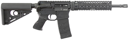 Larue Tactical LT1555612QUAD LT15  Quad Rail 5.56 30+1 12" Stealth Barrel Black Right Hand