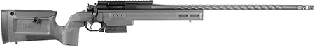 Larue Tactical LTKRGSIETE65PRC24GRY Siete Magnum 6.5 PRC 3+1 24" Sendero Fluted Barrel Gray Right Hand