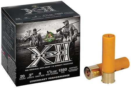 HEVI-Shot HS53202 HEVI-XII  20Gauge 3" 1 1/4oz 2Shot 25 Per Box/10 Case