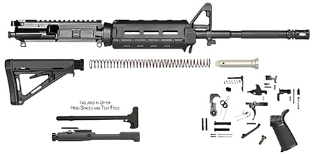 Del-Ton Inc RKT100MLOK  Rifle Kit 5.56 NATO Black