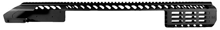 Aim Sports MTMSG870 Modular Rail System  24.90" M-LOK Style Made of Aluminum with Black Finish  &  Picatinny Rail for Remington 870 Includes Shell Holder