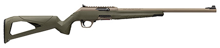 Winchester Repeating Arms 521158102 Wildcat SR 22 LR 10+1 16.50" Flat Dark Earth Button Rifled Barrel, Flat Dark Earth Picatinny Rail Polymer Receiver, Adj Cheek Piece  &  LOP OD Green Synthetic Stock