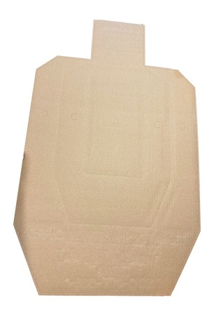 Action Target IPSC-CB IPSC/USPSA Targets  Hanging Cardboard 18" x 30" 100Ct