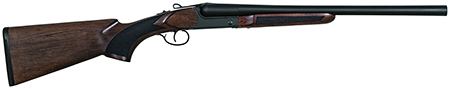 Charles Daly 930391 500 Coach 20 Gauge Break Open 3" 2rd 20" Black Side By Side Barrel, Steel Receiver, Fixed w/Pistol Grip Checkered Walnut Walnut Stock