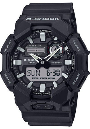 GSHOCK GA0101ACR     ANLG-DIGTL                BLK