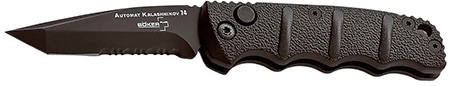 Boker 01KALS98  Kalashnikov Pocket 2.52" Tanto Plain D2 Steel Blade Black Aluminum Handle