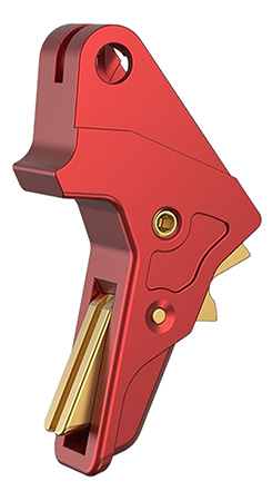 Tyrant CNC TDMPTRIGFSCRED/GOLD   Red Fits S&W M & P Full-Size  &  Compact