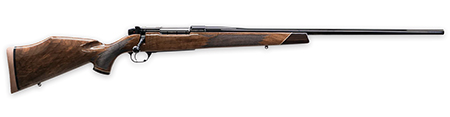 Weatherby MDX01N270WR6O Mark V Deluxe 270 Wthby Mag 3+1 26" High Gloss Fluted Barrel, High Gloss Blued Drilled  &  Tapped Stainless Steel Receiver, Fixed Gloss Walnut Wood Stock, Right Hand