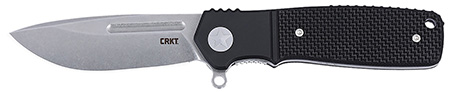 CRKT K246KXP Homefront  EDC Compact 2.91" Folding Aluminum/G10 Plain Stonewashed S35VN SS Blade, Black G10 Handle