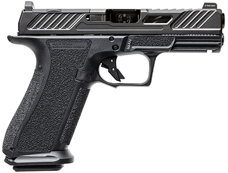 Shadow Systems SS3040CA XR920 Elite 9mm 10+1 Black Black Nitride Optic Cut/Serrated/Window Cut Stainless Steel Slide Black Black Interchangeable Backstrap Grip *CA Compliant