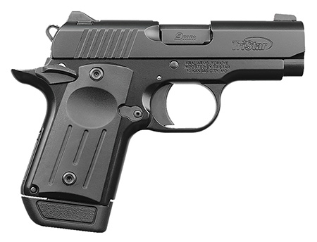 TriStar 85700 Protege X  Sub-Compact Frame 9mm Luger 7+1 3.20" Black Steel Barrel Black Cerakote Serrated Steel Slide, Black Cerakote Frame, Black Polymer Grip