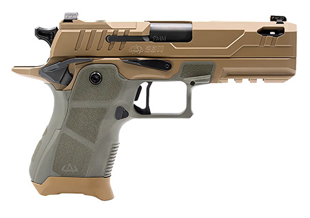 Oa Defense OA2311CPROKITHDSPRT15 2311 Compact Pro 9x19 15rd 4.25" Black DLC Ported Barrel High Desert Sage Optic Ready 17-4 Stainless Steel Slide High Desert Sage Polymer Grip Ambidextrous