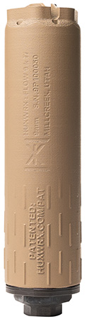 Huxwrx 3475 Flow 9K Ti  9mm 1.47" FDE Grade 5 Titanium