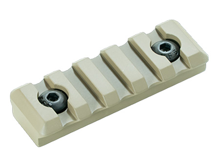 Timber Creek Outdoors M5SPRFDE M-LOK 5 Slot Picatinny Rail  FDE Aluminum Fits AR-Platform