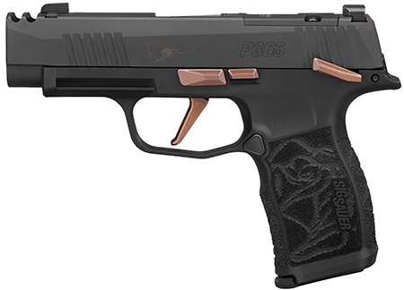Sig Sauer 365XL9ROSEMSCA  Rose *CA Compliant 9mm 10+1 3.10" Nitron Stainless Steel Slide/Laser Engraved Polymer Grip