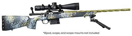 Horizon Firearms RF008S222416C13 Venatic 2023 22 Creedmoor 24" Spiral Fluted Threaded Barrel, Drilled  &  Tapped Receiver, Iota EKO X Carbon Fiber Stock
