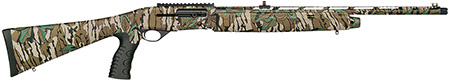 Mossberg 75799 SA-410 Turkey 410 Gauge Semi-Auto 3" 4+1 22" Mossy Oak Greenleaf Vent Rib Barrel, Mossy Oak Greenleaf Picatinny Rail Receiver, Fixed w/Pistol Grip Synthetic Stock