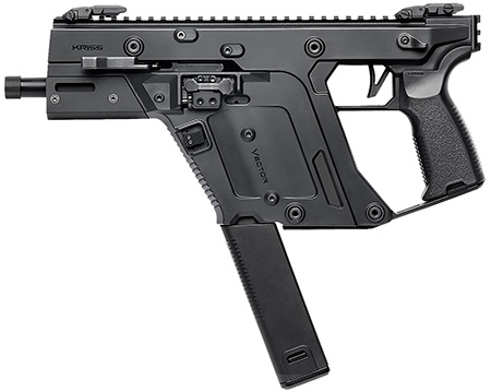 Kriss USA KV453PBL00 Vector SDP Gen3 45 ACP 30+1 5.50" Black Nitride Threaded Barrel, M-LOK Handguard, Black Picatinny Rail Receiver  &  Rear, Black Polymer Grip, Ambidextrous, Glock Mag Compatible
