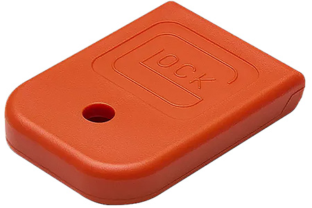 Glock 50965  Floor Plate Fits Glock 17/19/19X/22/23/24/26 Orange Polymer