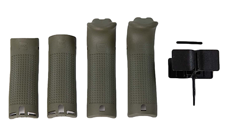 Glock 39842  Backstrap/Beavertail Set Battlefield Green Polymer