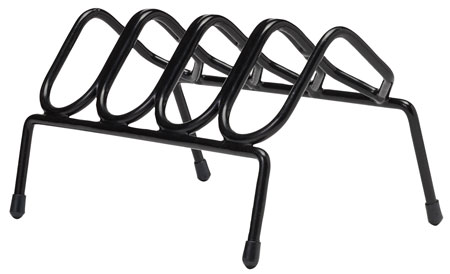 SnapSafe 75820 Pistol Rack  Black PVC Coated Steel Holds 4 Handgun