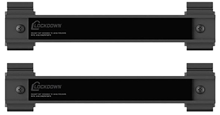 Lockdown 1215349 Securewall  Black 8" Steel 2 Pack