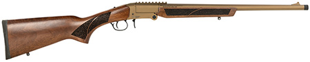 Gforce Arms GFTXP4020Y GFTXP  Youth 400 Legend 1rd 20" Bronze Cerakote Steel Barrel, Bronze Cerakote Picatinny Rail Steel Receiver, Fixed Walnut Wood Stock