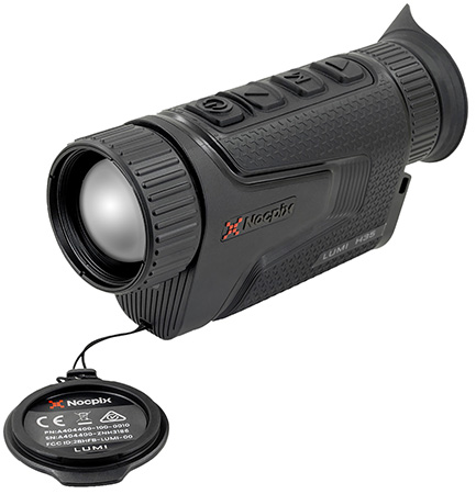 Nocpix LUMIH35 Lumi H35 Thermal Monocular Black 2.5x35mm, 640x512 12 Microns 50 Hz Resolution, Zoom Digital 4x