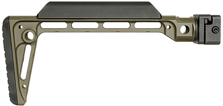 Midwest Industries MIMINSFODG Minimalistic Side Folding Stock ODG 6061 Aluminum Folding
