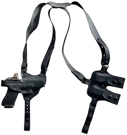 1791 Gunleather NSS2.1SBLHR  Optic Ready Shoulder Horizontal Black Fits Glock 17 Right Hand
