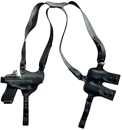 1791 Gunleather NSS2.4SBLHR  Optic Ready Shoulder Horizontal Black Fits Sig P320 Right Hand