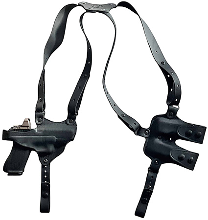 1791 Gunleather NSS2.1SBLVR  Optic Ready Shoulder Vertical Black Fits Glock 17 Right Hand