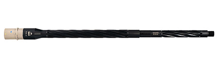 Faxon Firearms 10B810R20SHQ5RNP3  Match 308 Win 20" Spiral Fluted Black Salt Bath Nitride 416-R Stainless Barrel