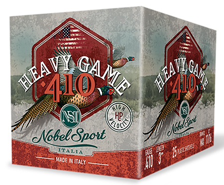 Nobel/Eurosports LLC ANS4134 Heavy Game  410Gauge 3" 11/16oz 4Shot 25 Per Box/10 Case
