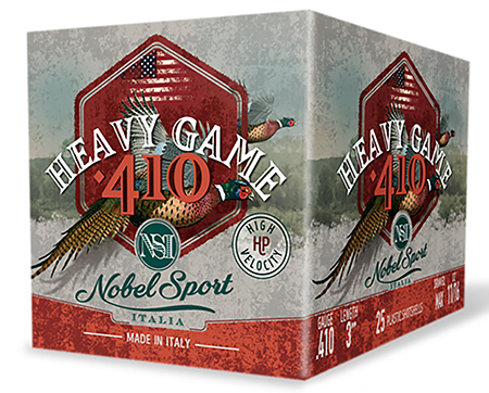 Nobel/Eurosports LLC ANS4139 Heavy Game  410Gauge 3" 11/16oz 9Shot 25 Per Box/10 Case