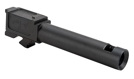 Zaffiri Precision ZP.19BCPBN Glock  3.89" Ported Black Stainless Steel, Fits Glock 19 Gen1-4