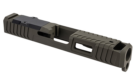 Zaffiri Precision ZPS.B.43.OD ZPS.IBS Custom Slide Fits Glock 43/43x OD Green 17-4 Stainless Steel