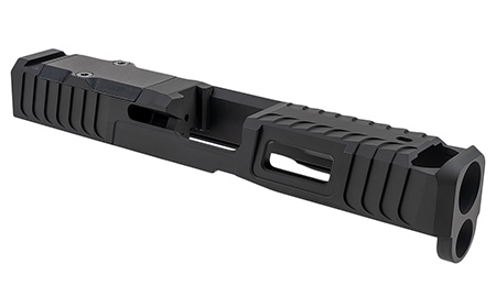 Zaffiri Precision ZPS.B.19.G5.BLK ZPS.IBS Custom Slide Fits Glock 19 Gen 5 Black 17-4 Stainless Steel