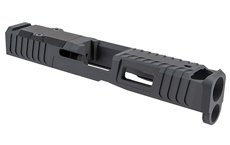 Zaffiri Precision ZPS.B.19.G5.SG ZPS.IBS Custom Slide Fits Glock 19 Gen 5 Sniper Gray 17-4 Stainless Steel