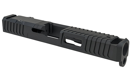 Zaffiri Precision ZPS.B.17.BLK ZPS.IBS Custom Slide Fits Glock 17 Gen 3 Black 17-4 Stainless Steel