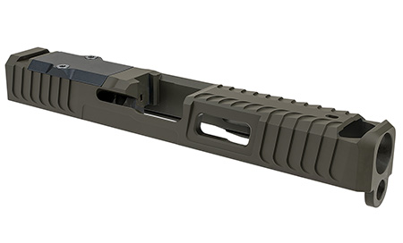 Zaffiri Precision ZPS.B.17.OD ZPS.IBS Custom Slide Fits Glock 17 Gen 3 OD Green 17-4 Stainless Steel