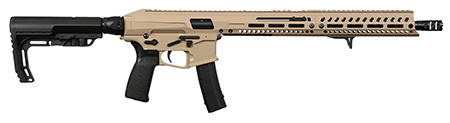 Patriot Ordnance Factory 02062 Phoenix  9mm 10+1 16.50" Flat Dark Earth Cerakote Picatinny Rail