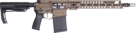 Patriot Ordnance Factory 02064 Rifle Rogue 308 Win 20+1 13.75" Patriot Brown Cerakote