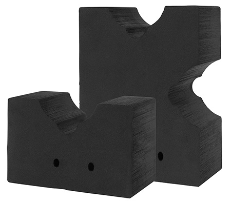 Allen 2458 Soft Rock Shooting Rest Black Foam Front and Rear Bag